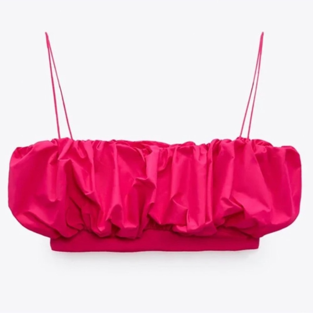 ZARA Pink Swim Top